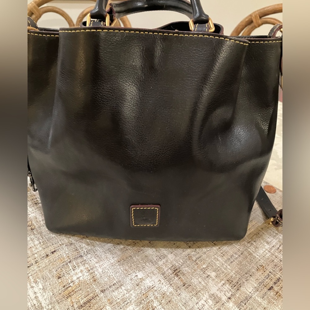 Dooney and Burke pebble leather large Barlow purse